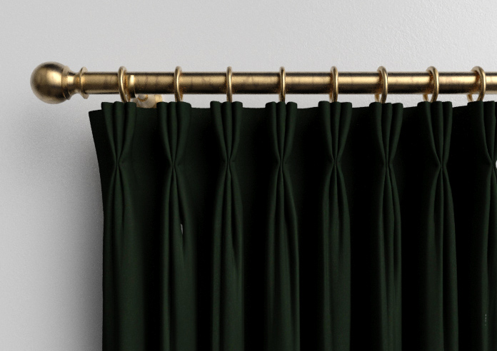 Faux Suede, Bottle Green - Made to Measure Curtains - Image 11